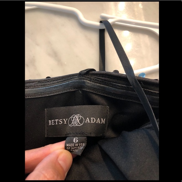 Strapless sequin black homecoming dress - Picture 5 of 7